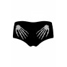 Hands Print Elastic Waist Underwear Shorts Black
