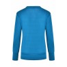 Solid Long Sleeve Cardigan For Women Blue