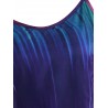 Multicolor Printed Mini Cami Dress -  L